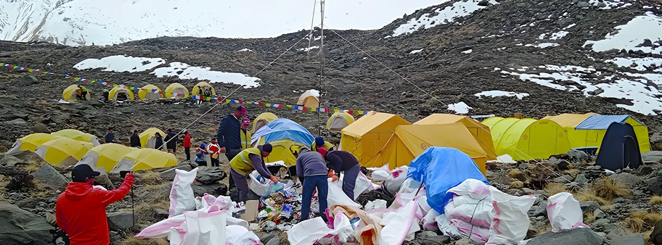 Cleaning everest