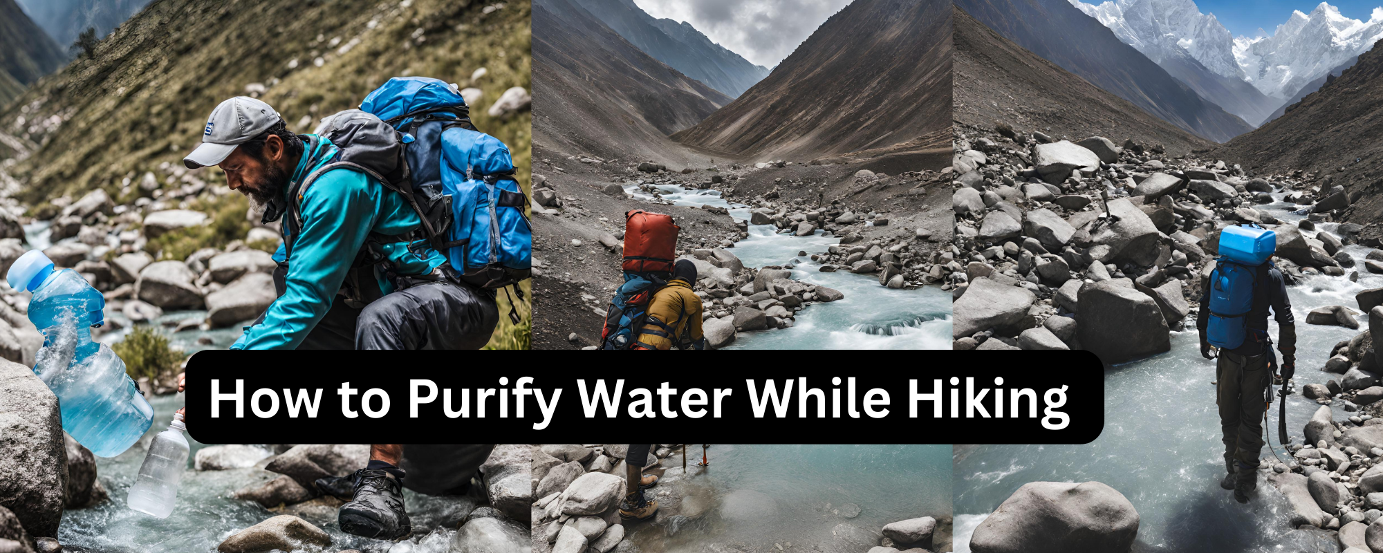water purification in trekking