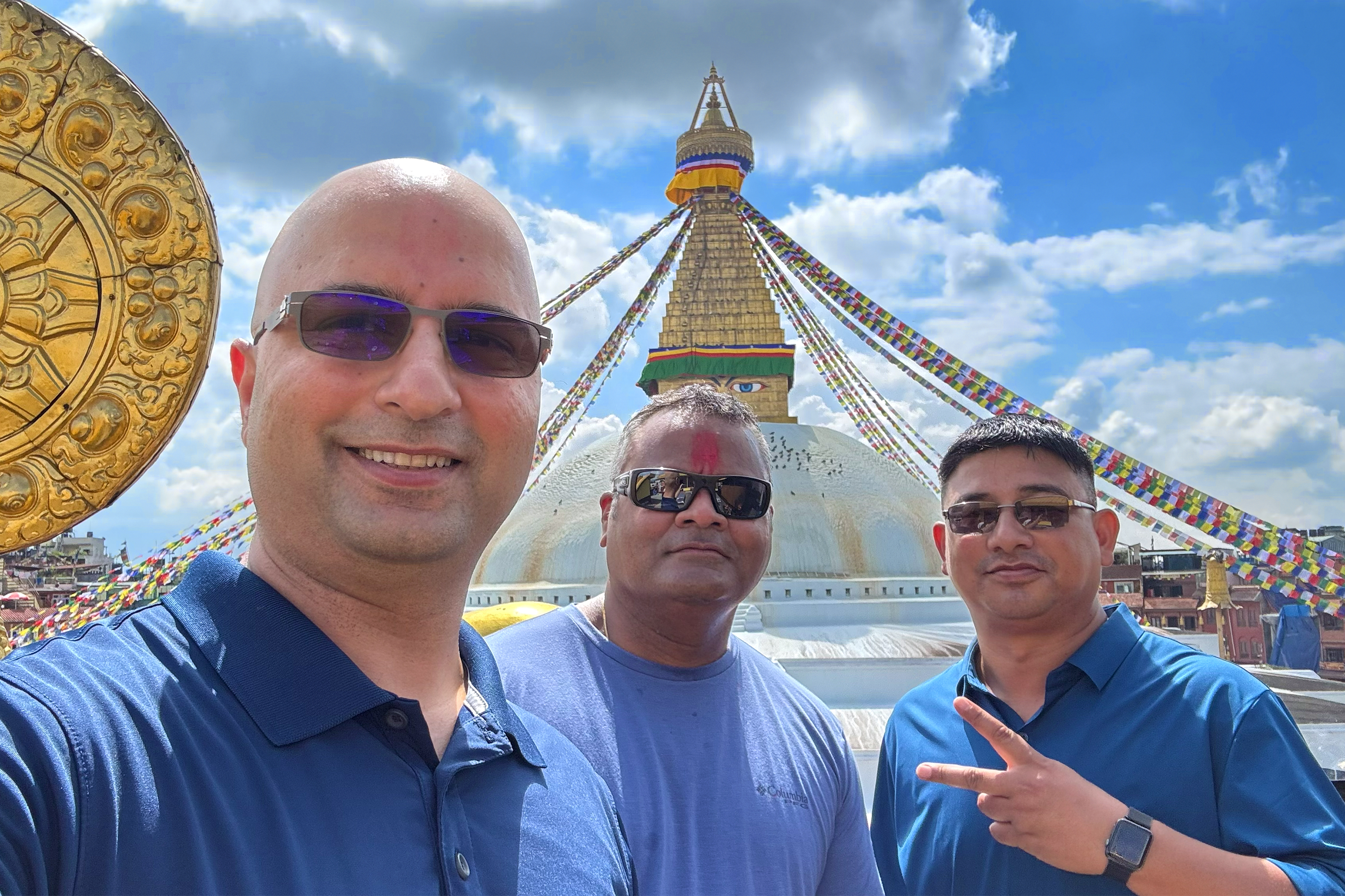 boudhanath selfie