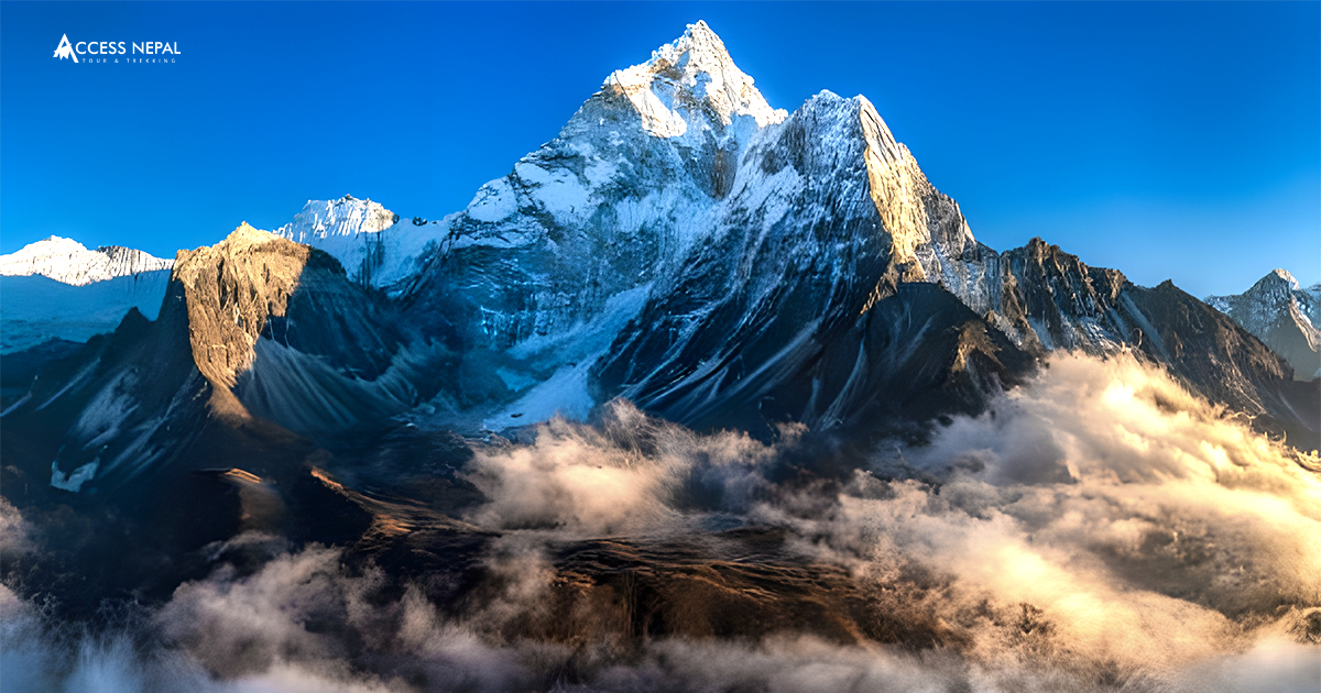 Ama Dablam Mountain, loved by trekkers and climbers