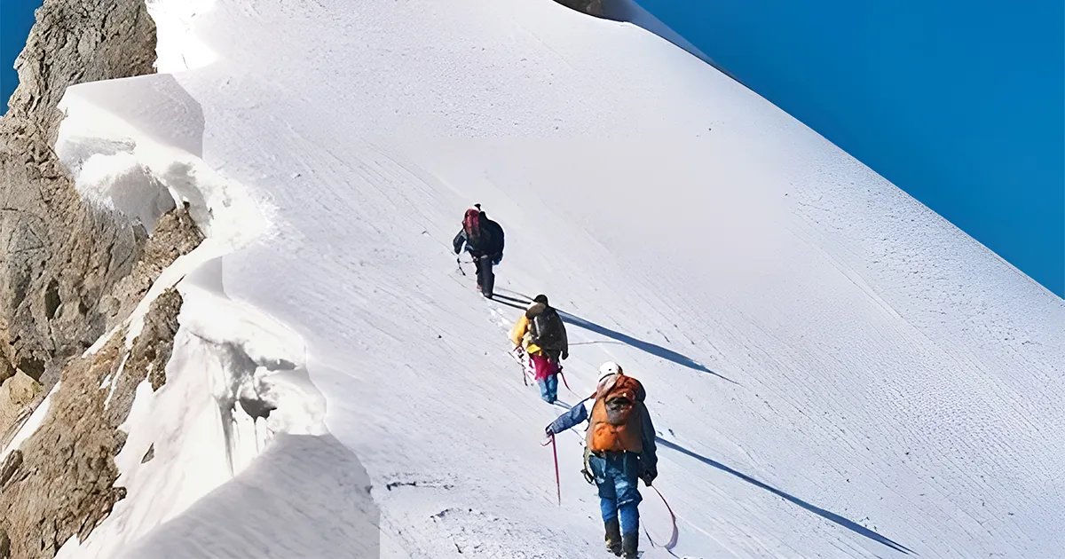 Climbing Ama Dablam Peak