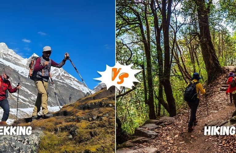Trekking vs Hiking