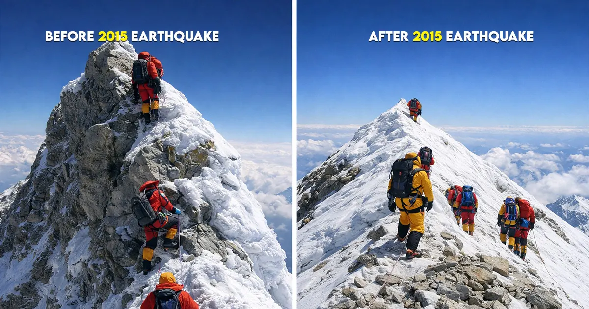 Hillary Step Before and After: The 2015 Earthquake’s Impact