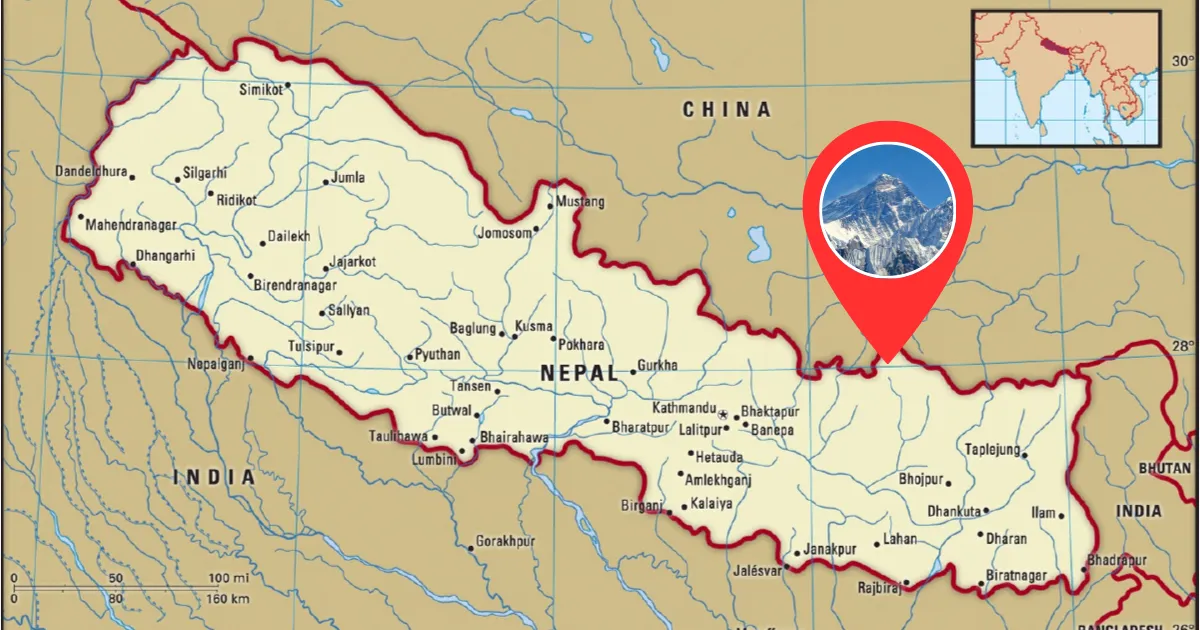 In Which Country is Mount Everest