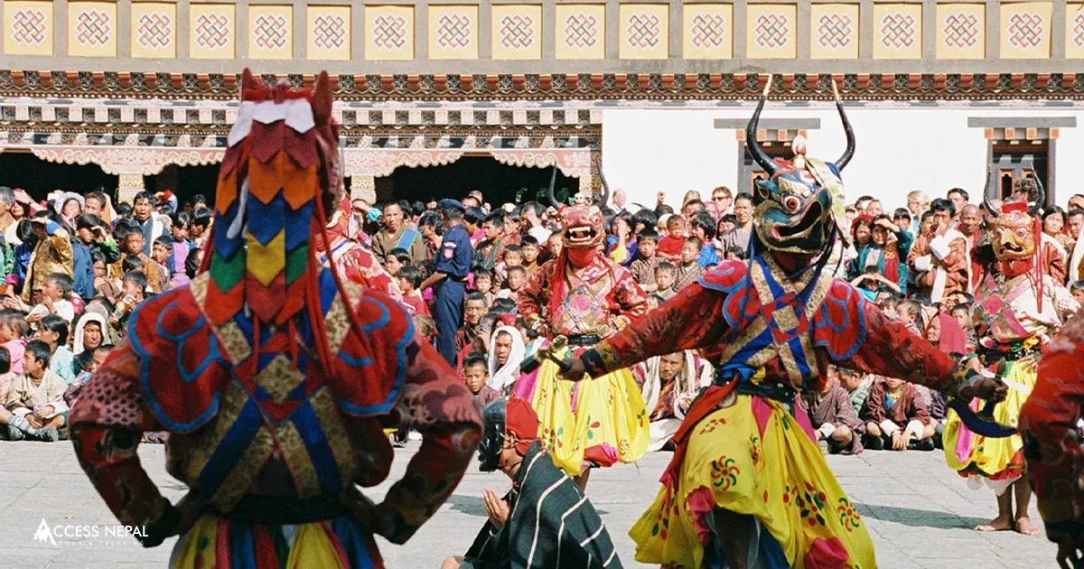 Thimphu Tshechu is one of Bhutan's largest, most vibrant religious festivals