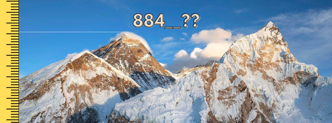 How tall is Mount Everest in miles