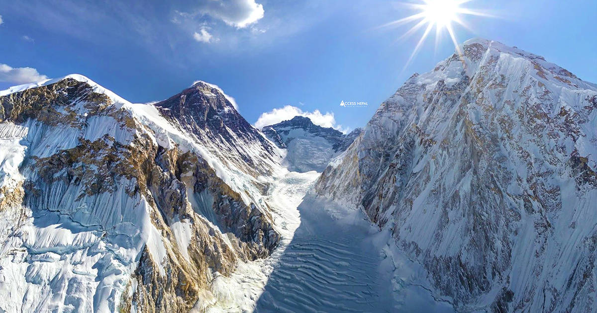 On the way to Everest Summit