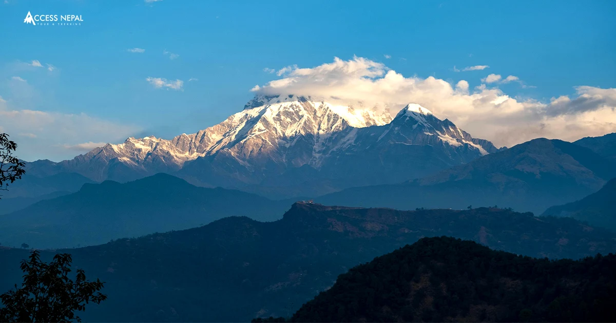 Morning view from Pokhara