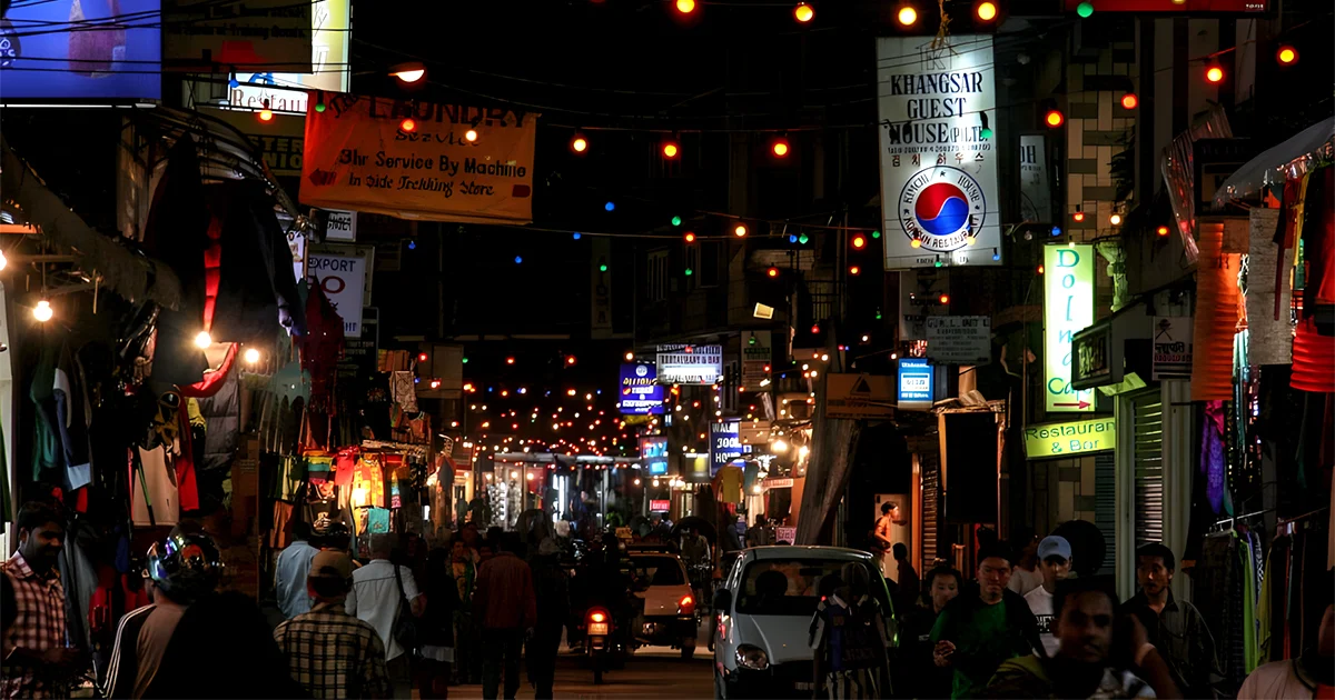 nightlife of Pokhara
