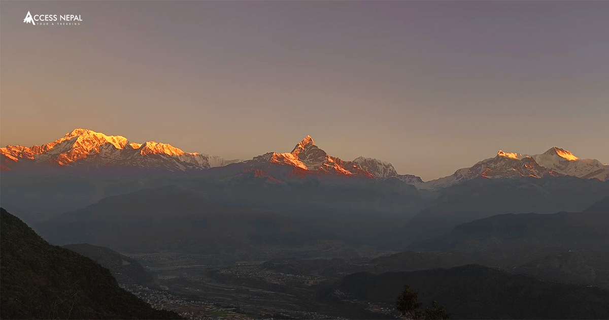 Sunset in Sarankot