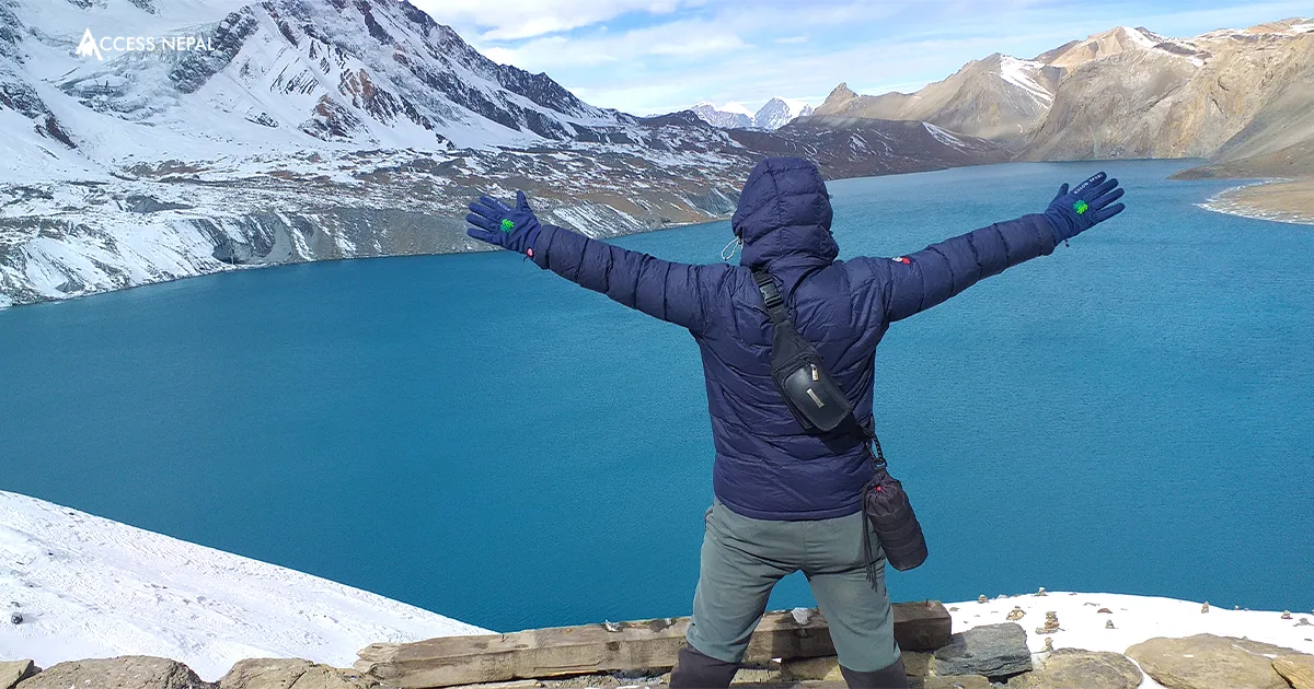 Tilicho lake in Winter