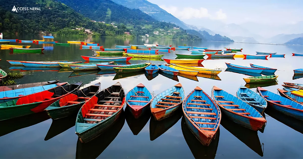 Boating in Pokhara