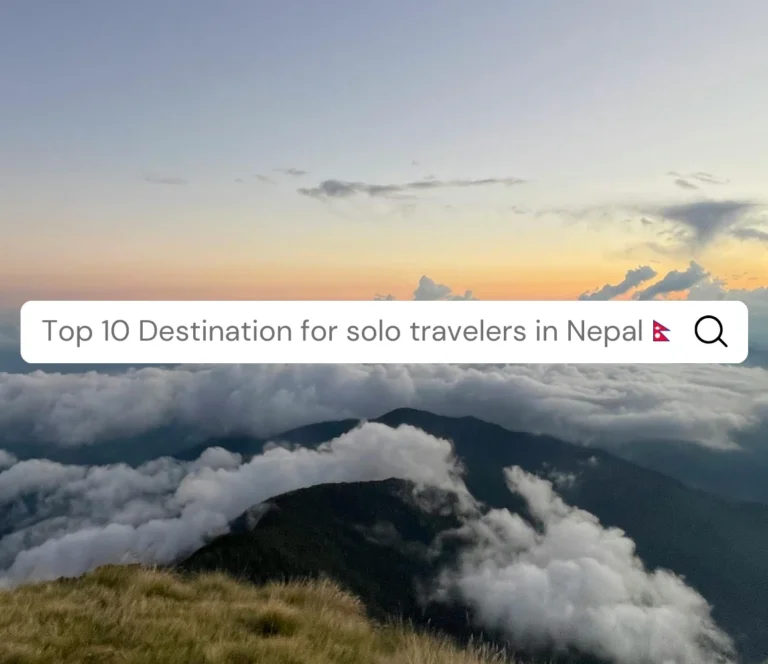 Best places for solo travel in Nepal