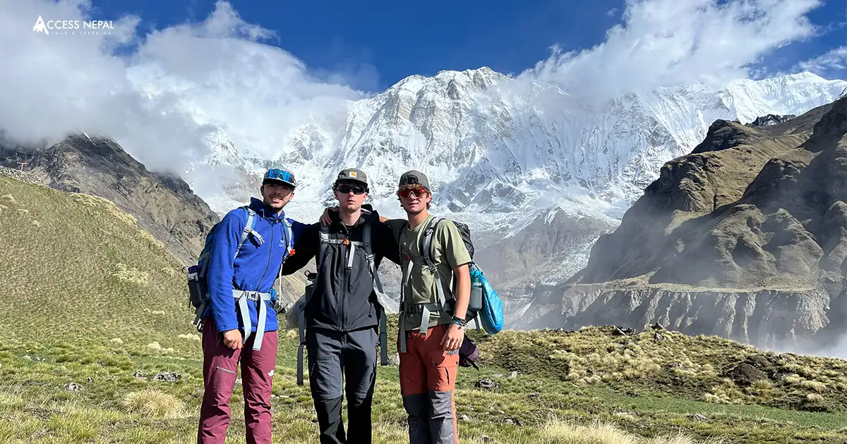 Trekker's in Annapurna Region