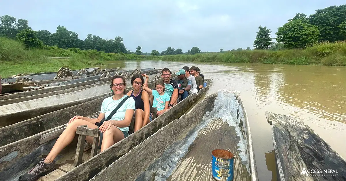 Canoe Ride on the Rapti River