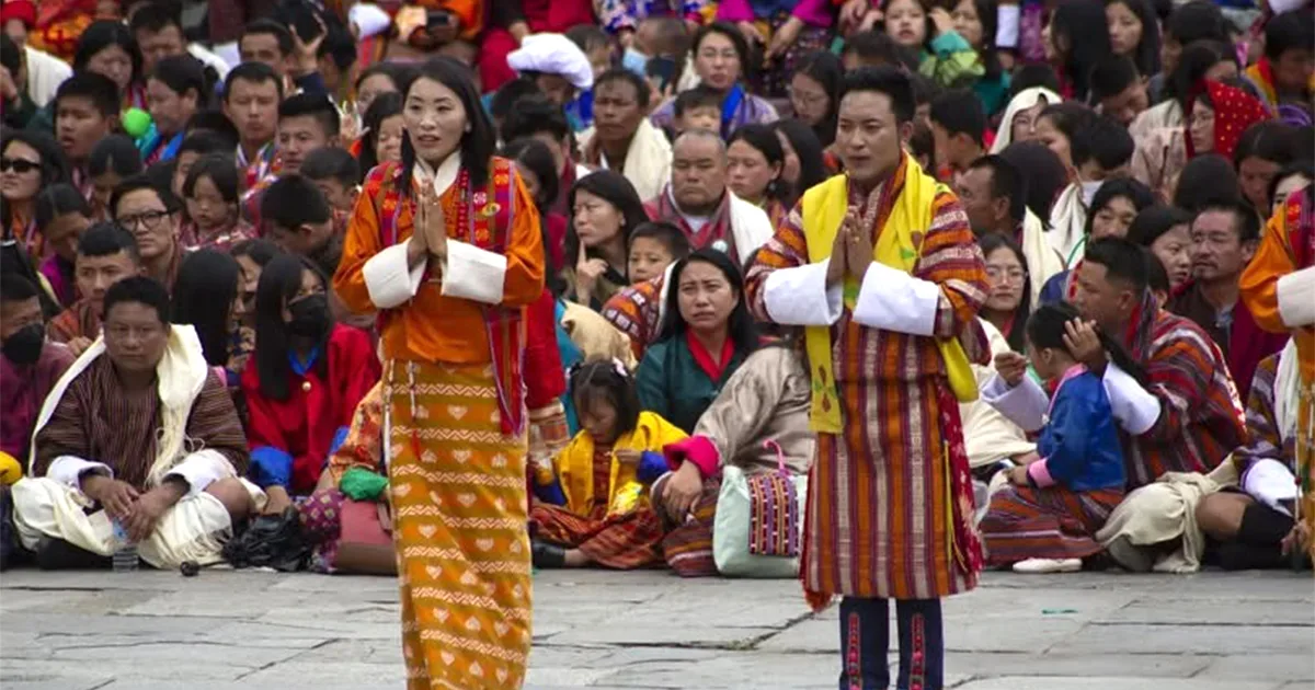 traditional and national dress for men in Bhutan