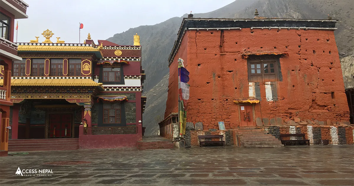 Ghar Gumba (Lo Gekar Monastery),one of the world's oldest monasteries