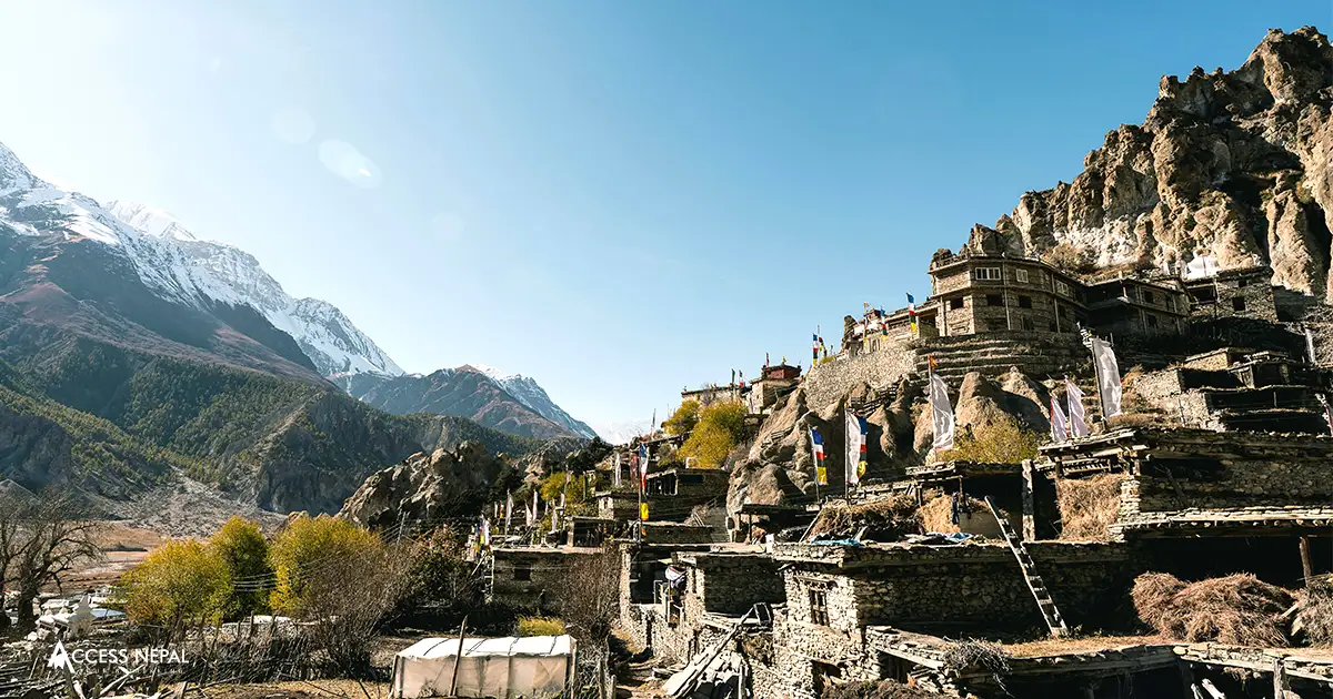 Lo Manthang the capital of the former Kingdom of Lo.
