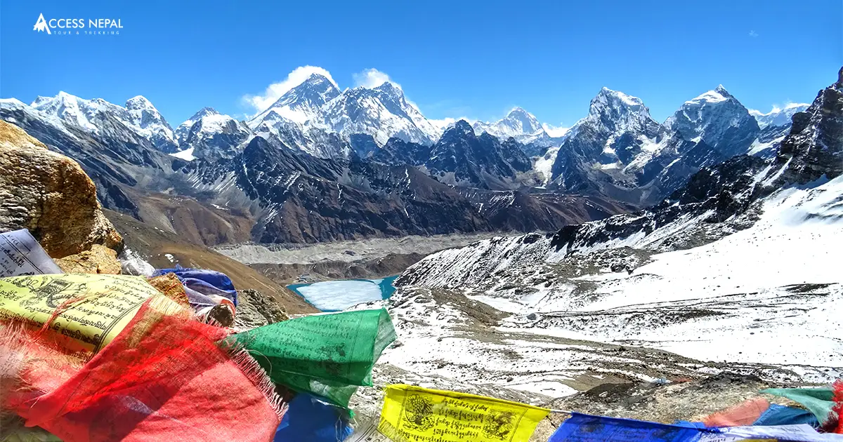 View of Everest During Everest Three Passes trek