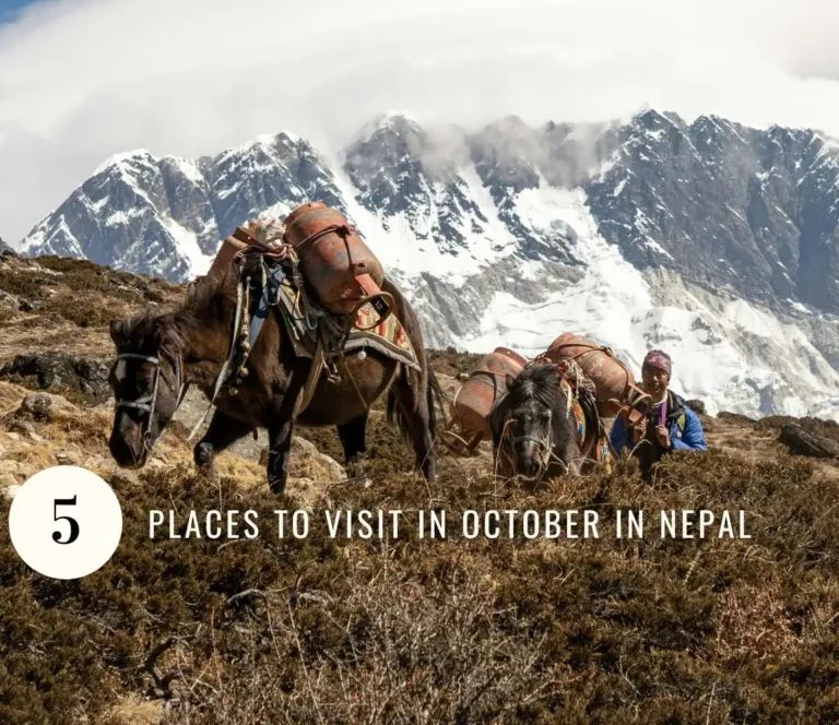 Places to Visit in October in Nepal