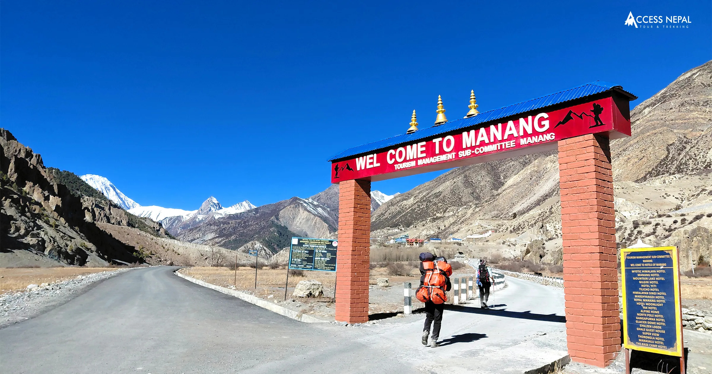 Manang is a high-altitude village (approx. 3,540m)
