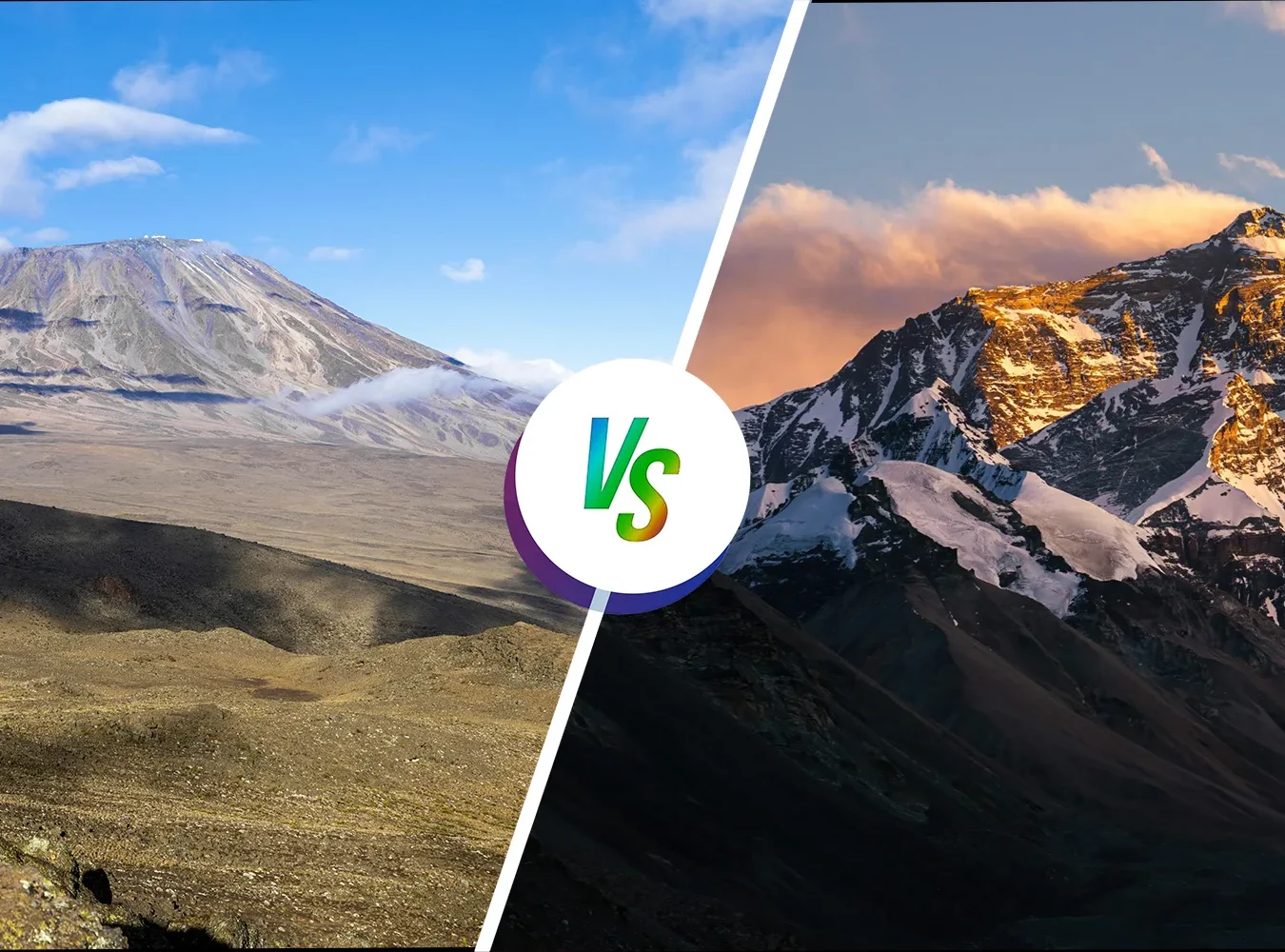 Mount Everest vs Kilimanjaro