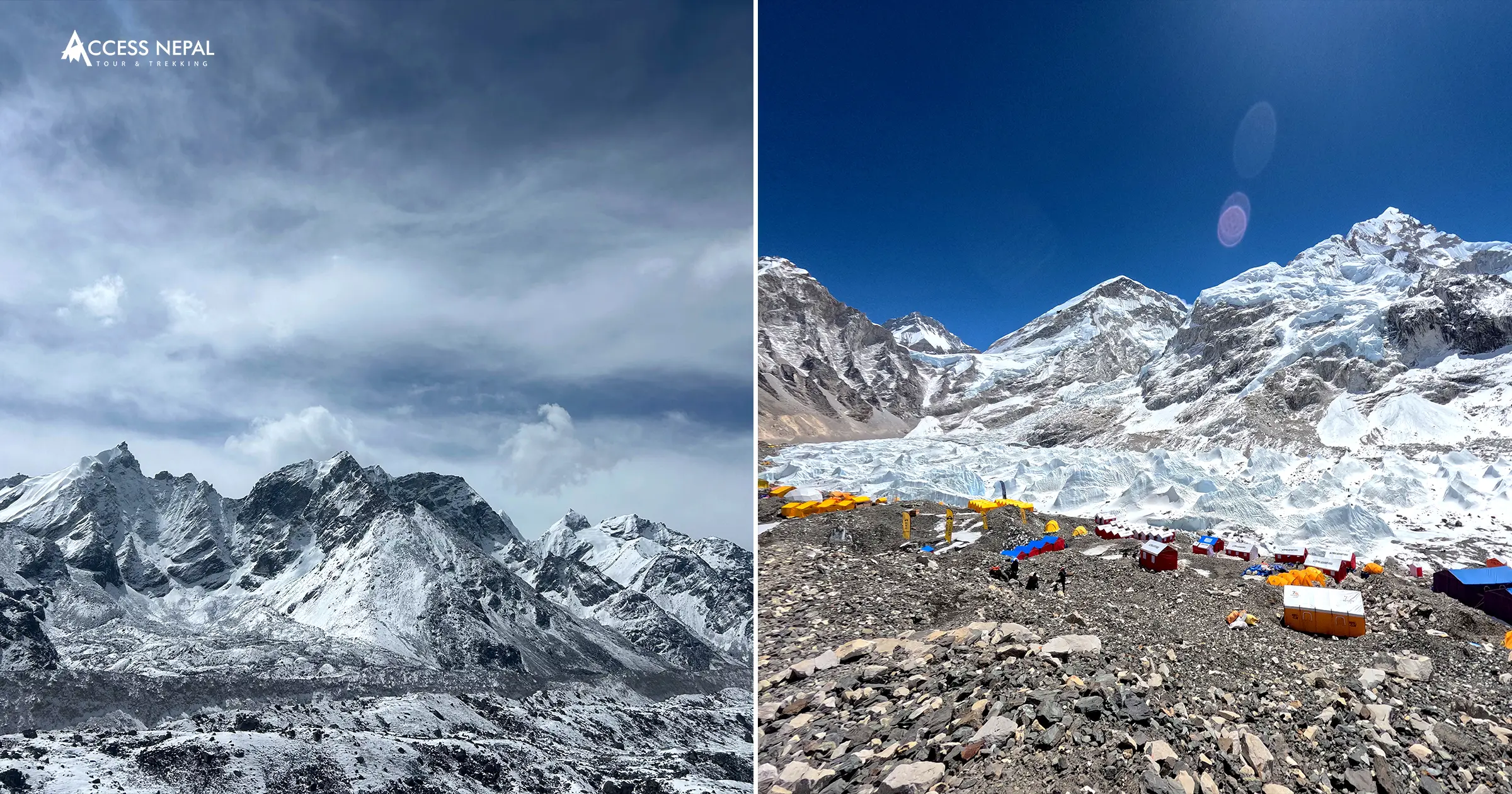 Gorak Shep and Everest Base Camp