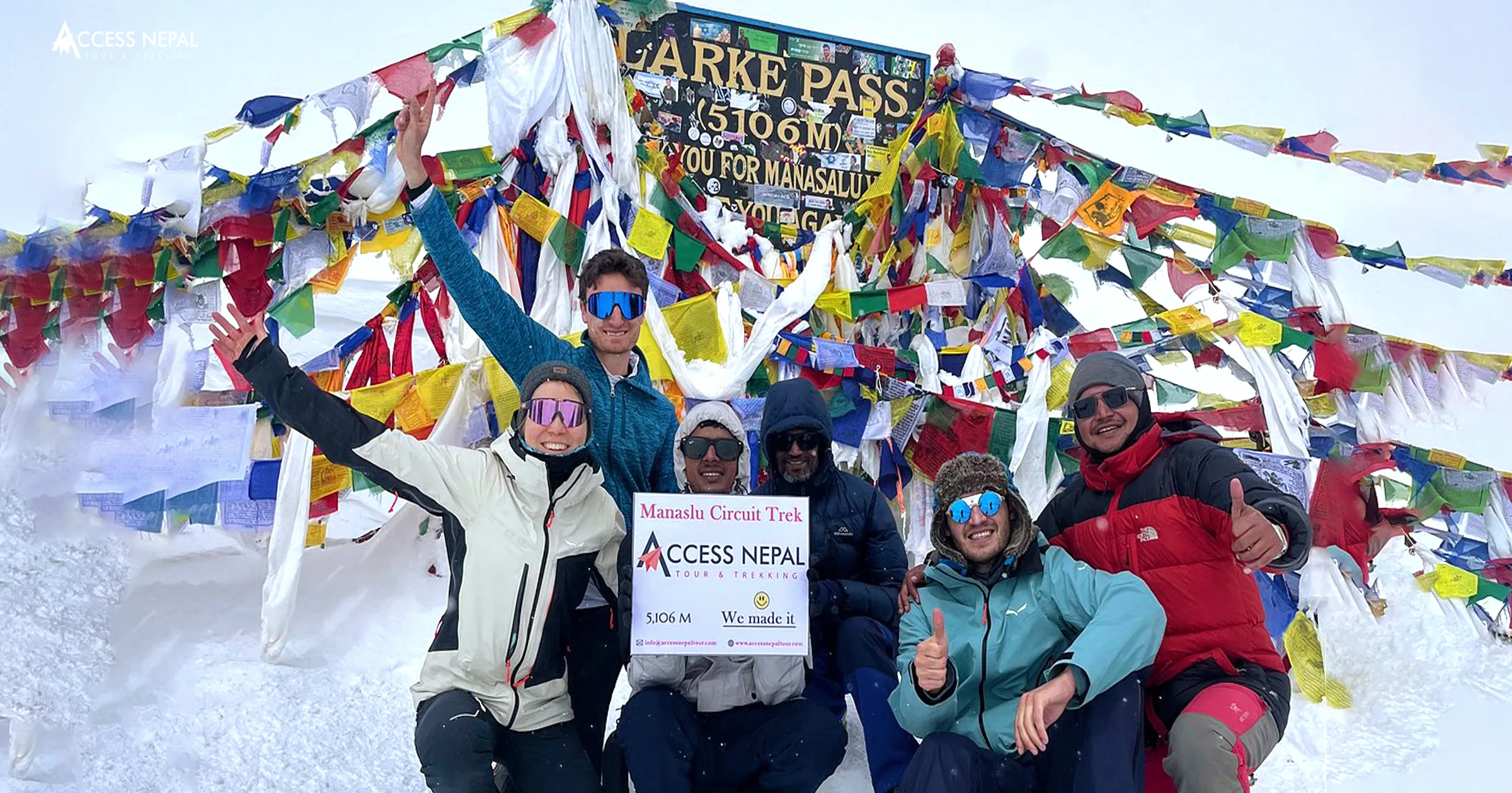 Group successfully completed 14 days Manaslu circuit trek