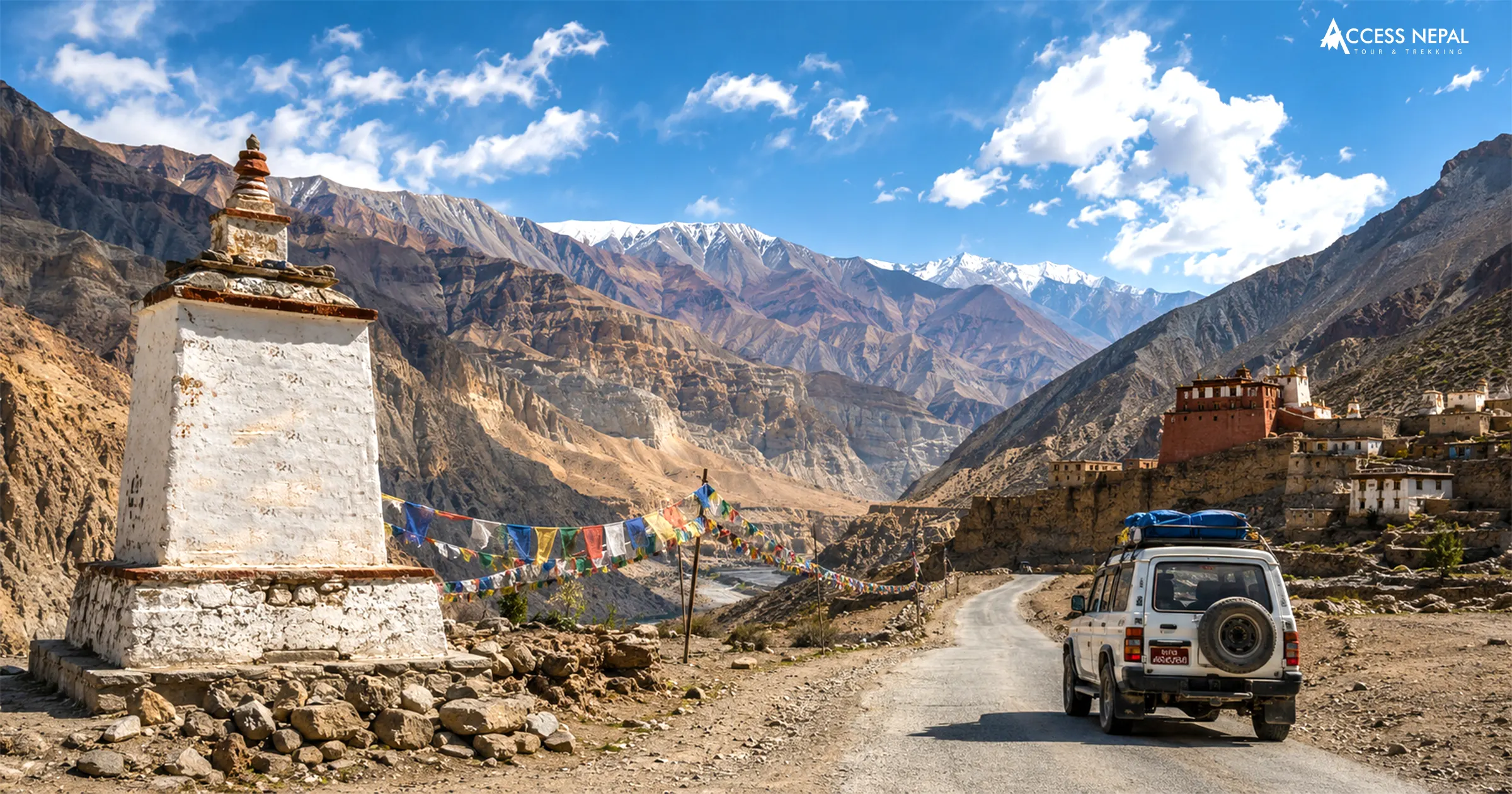 Mustang Nepal by Road