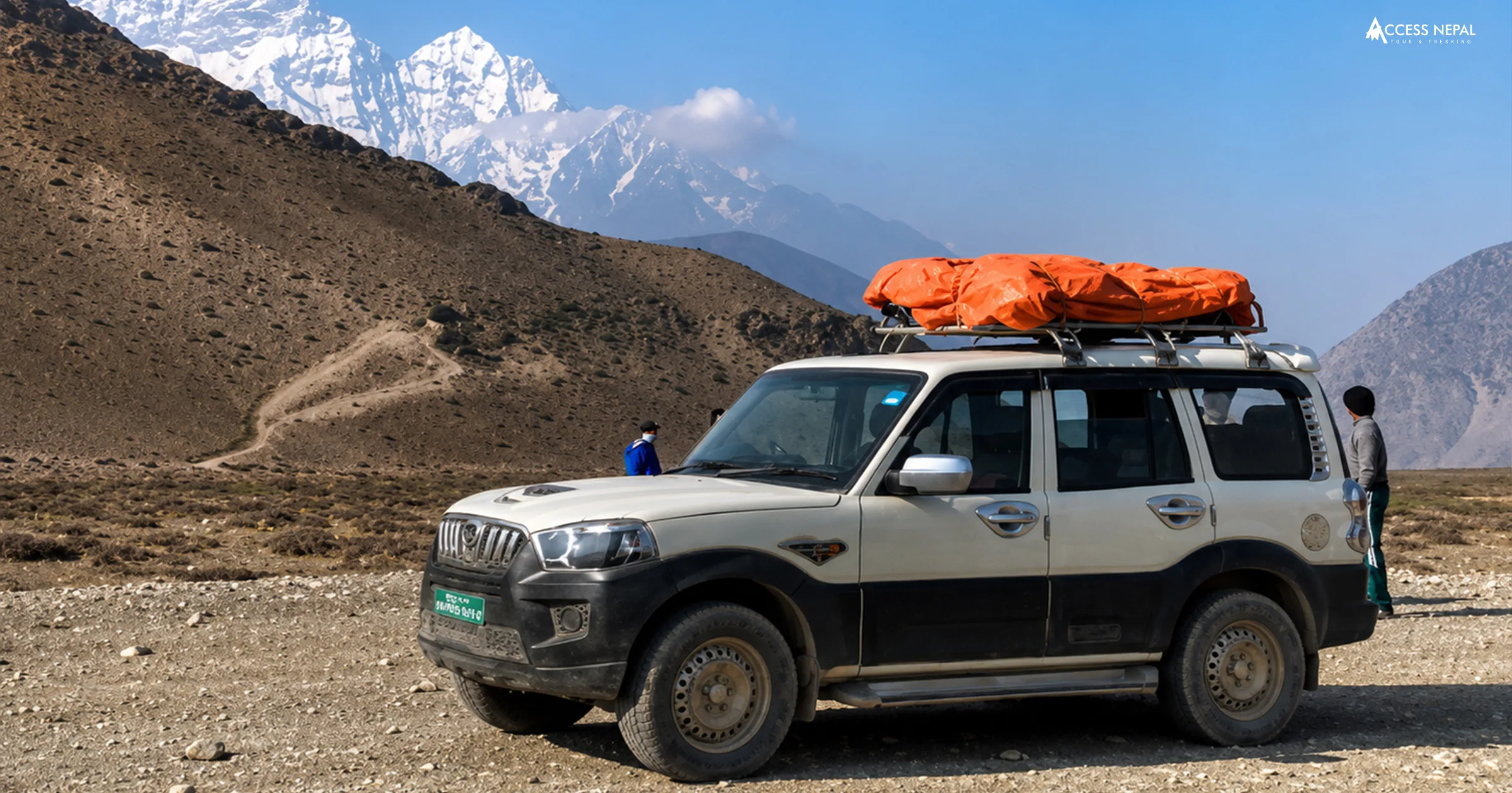 One of the transport option to reach Syabrubesi