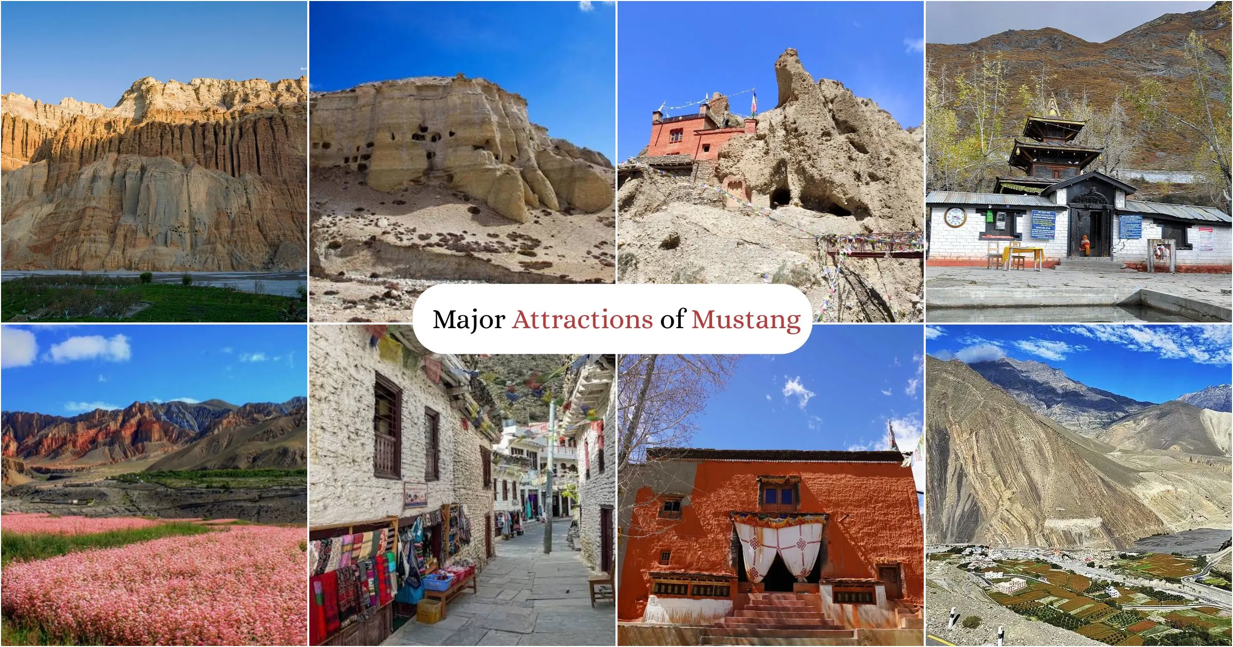 Major attractions of Mustang