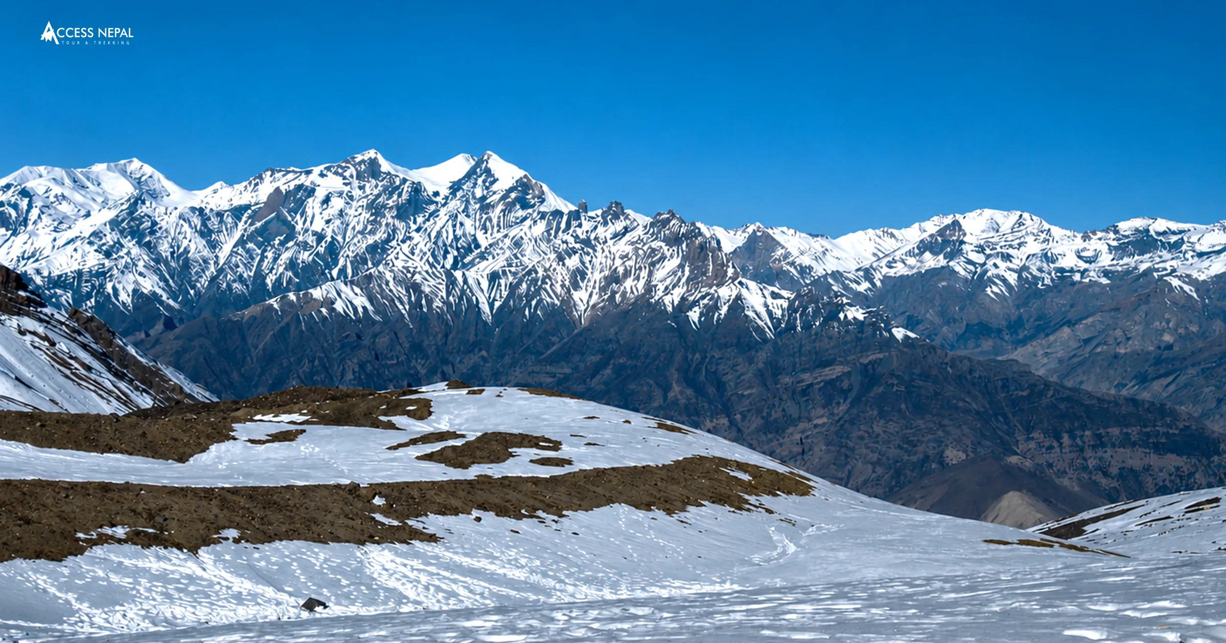 Mountains seen from Kang La Pass