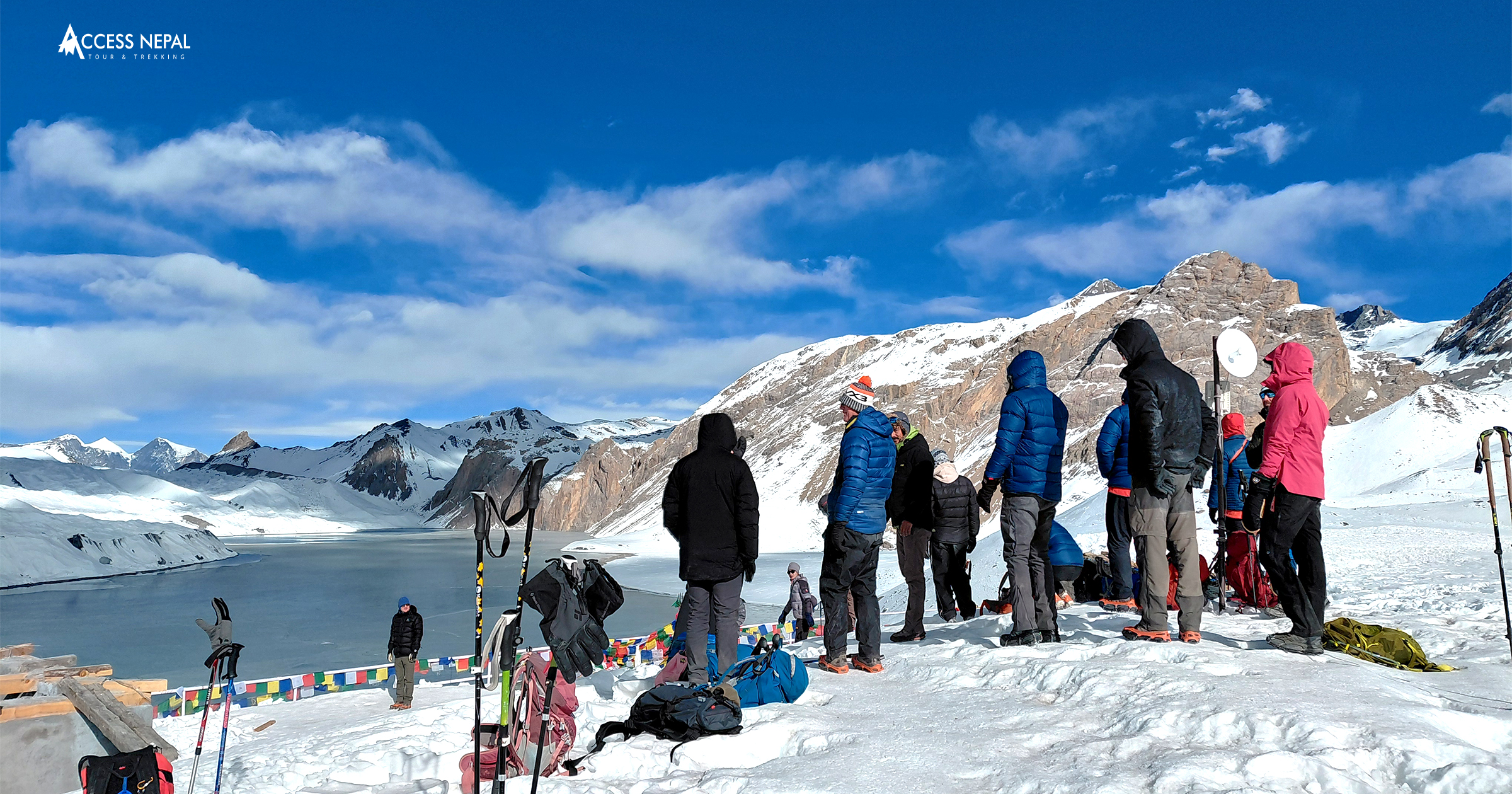  Stunning turquoise glacial lake sitting at a breath-taking altitude of 4,919 meters (16,138 feet) 