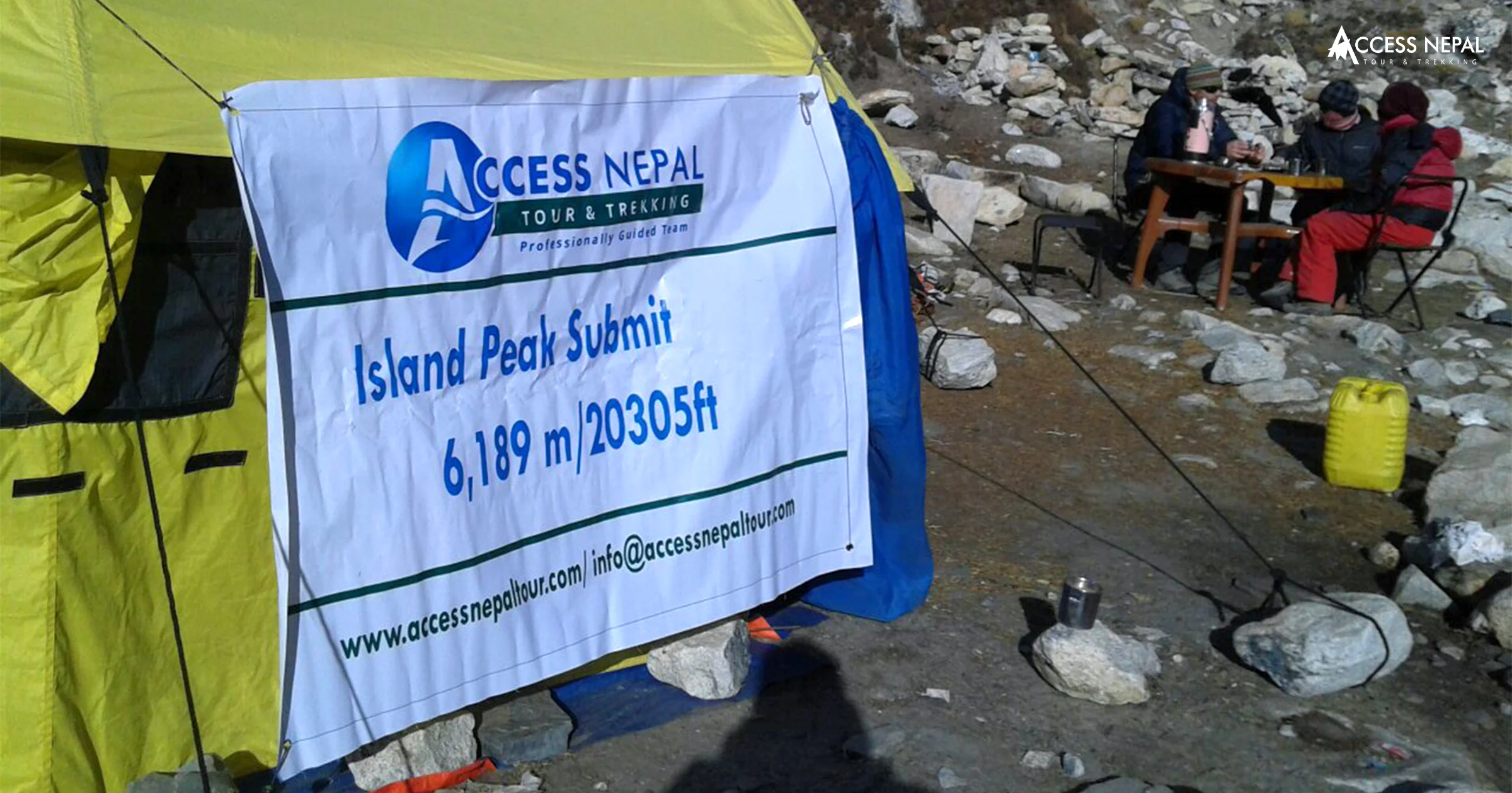 Camping on Everest Base Camp